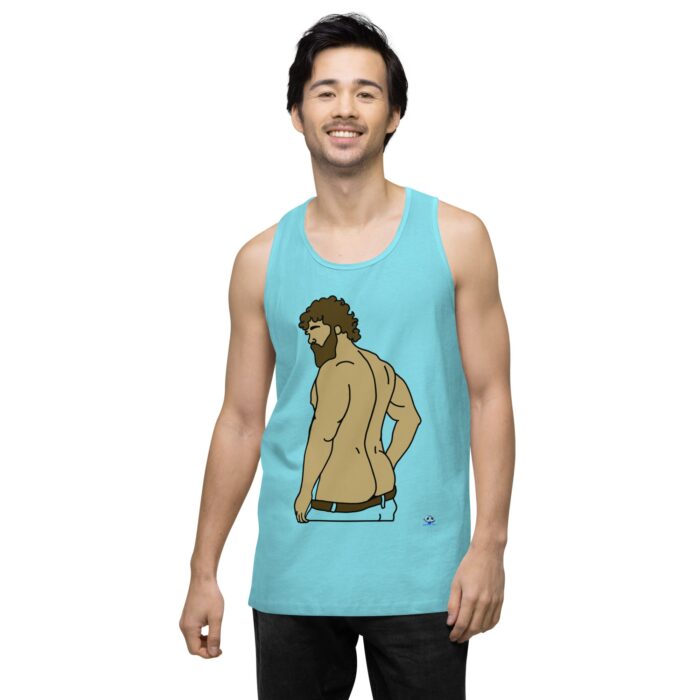 Men’s premium tank top - Curly Hair and All that Ass - Image 52