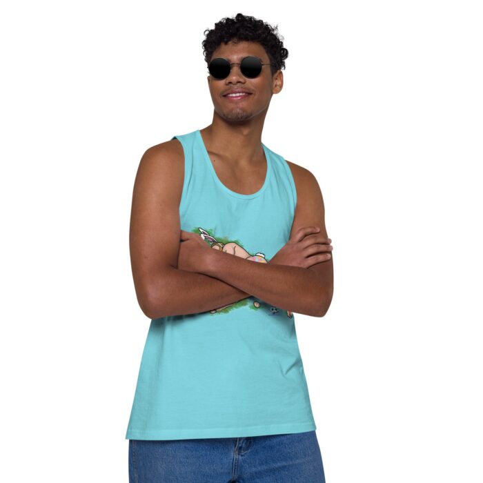 Men’s premium tank top - Egg Hunt - Image 34