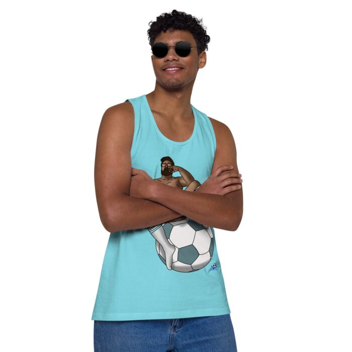Men’s premium tank top - Futbal / Soccer - Image 42