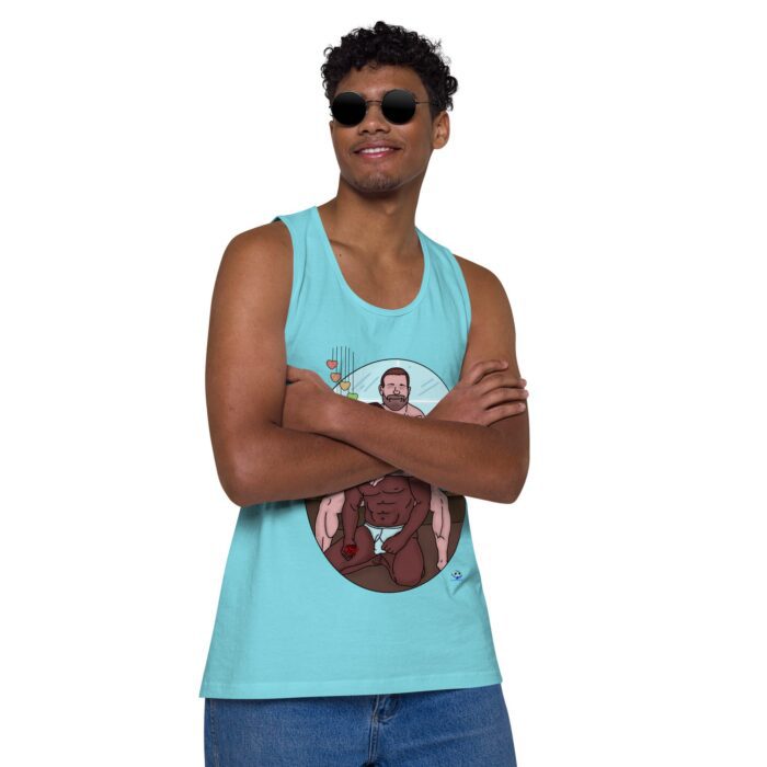 Men’s premium tank top - Guns & Roses - Image 34
