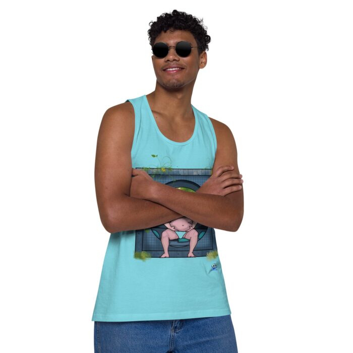 Men’s premium tank top - Heavy Meditation - Image 39