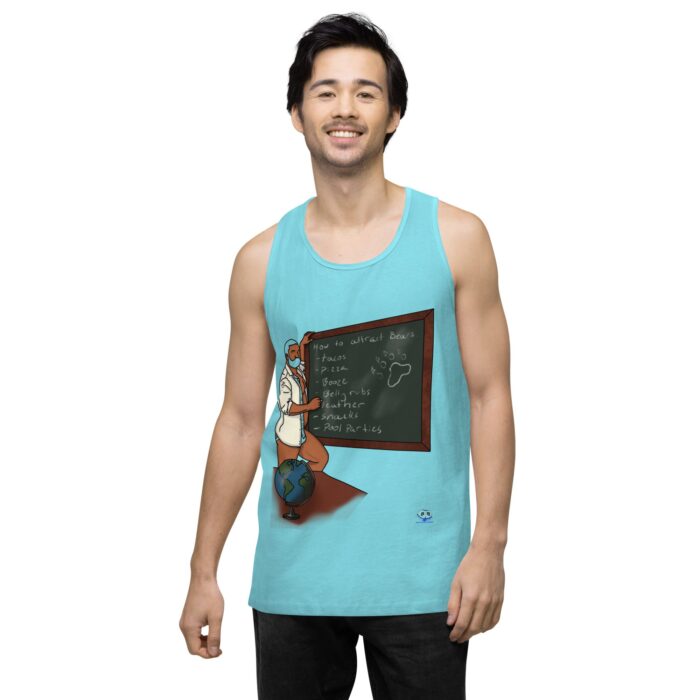 Men’s premium tank top - How To Attract A Bear - Image 52