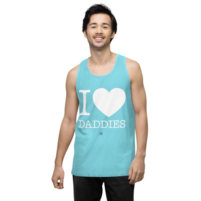 Men’s premium tank top - I Heart Daddies - Image 52
