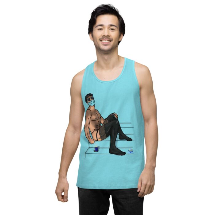 Men’s premium tank top - Leather and Lace - Image 53