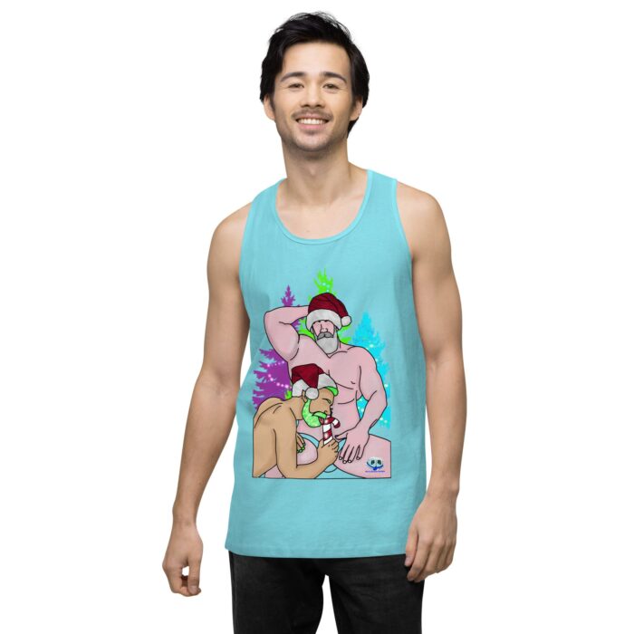 Men’s premium tank top - Peppermint Stick - Image 52