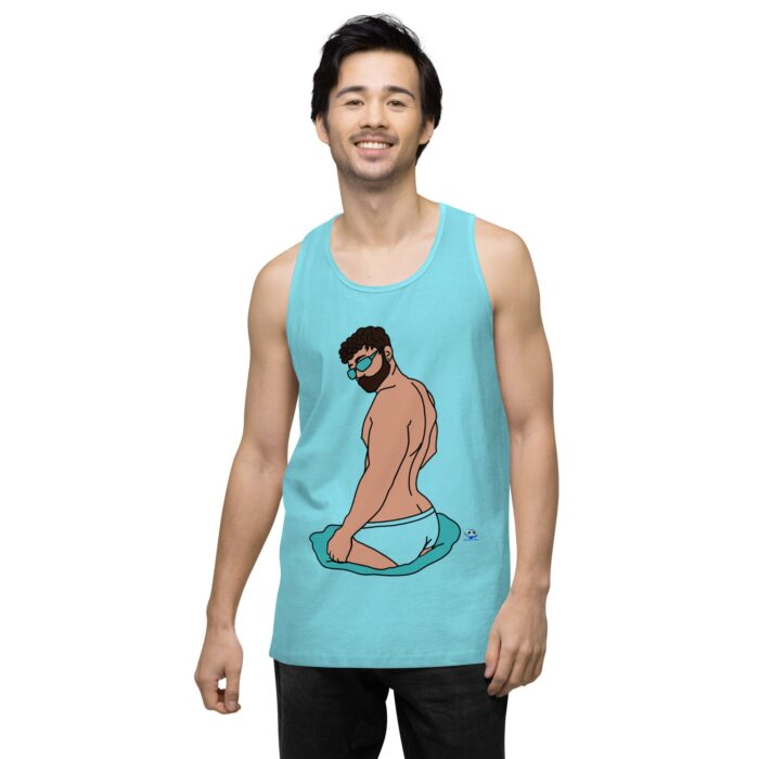Men’s premium tank top - Pool Boy - Image 52