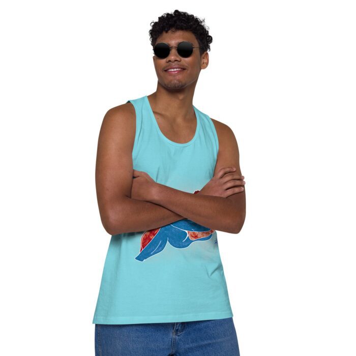 Men’s premium tank top - Steam - Image 42