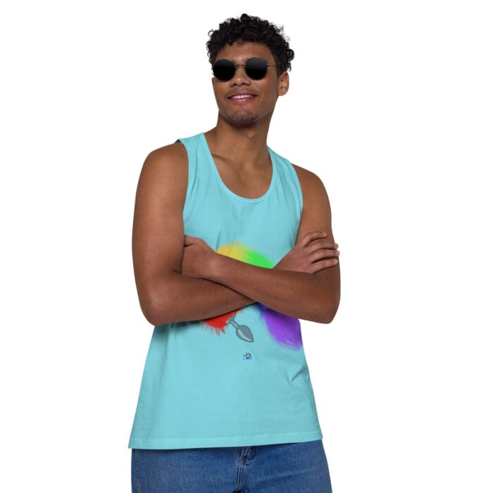 Men’s premium tank top - Tails - Image 42