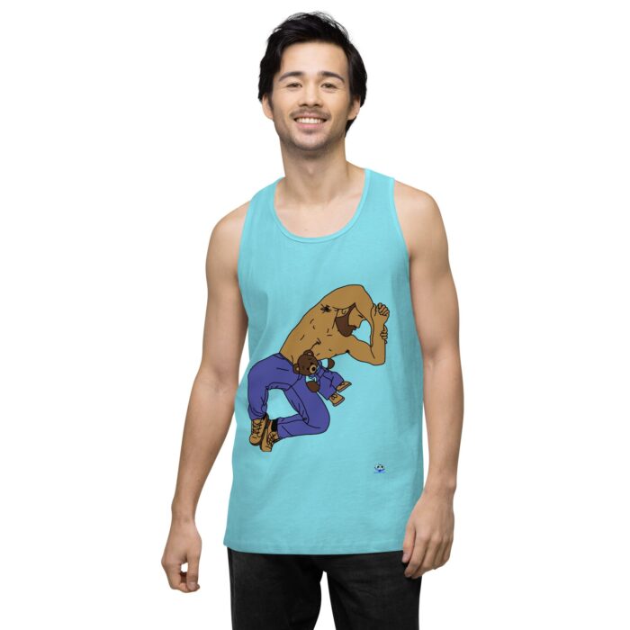 Men’s premium tank top - Teddy Bear Snuggles - Image 52