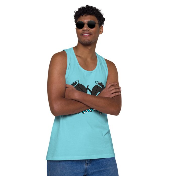 Men’s premium tank top - Tug of War - Image 43