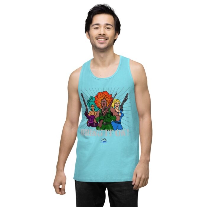 Men’s premium tank top - War on Drag - Image 52