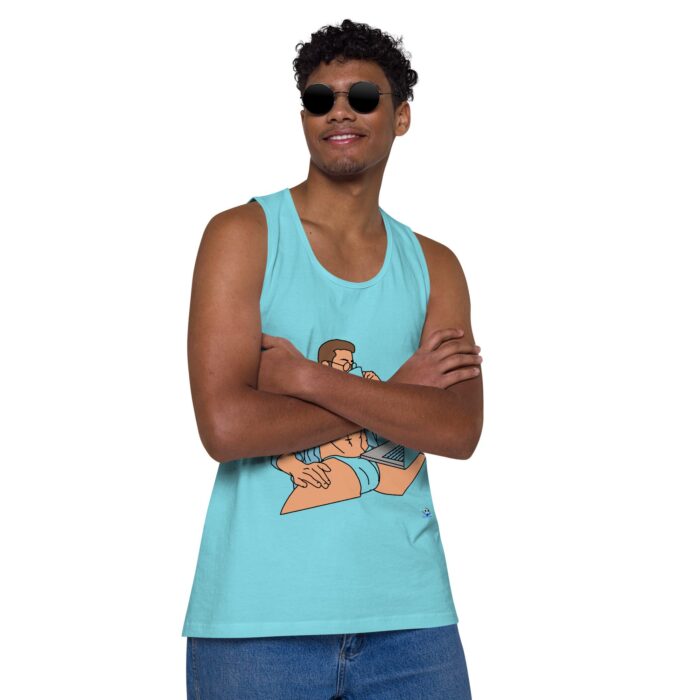Men’s premium tank top - Work from Home - Image 42