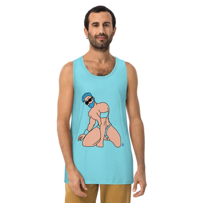 Men’s premium tank top - Bikini, Arm Bands, and Wrist Cuffs