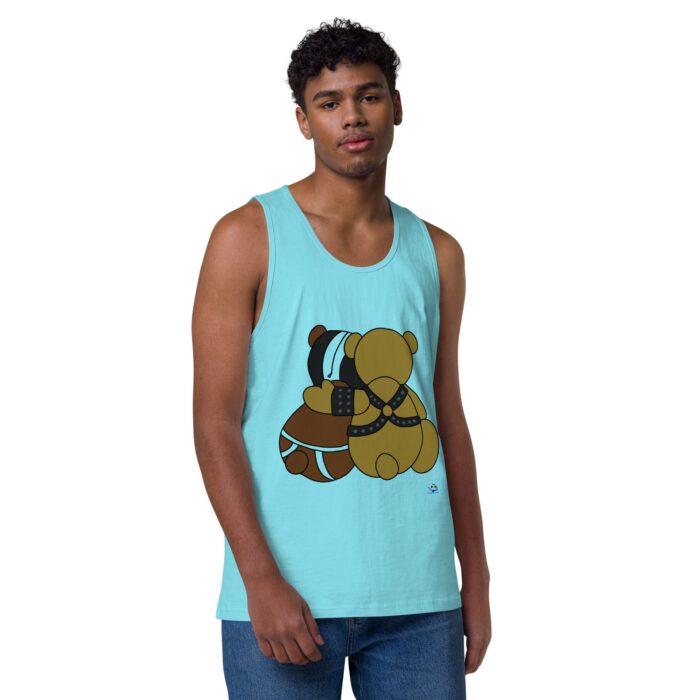 Men’s premium tank top - Bondage Bears - Image 41