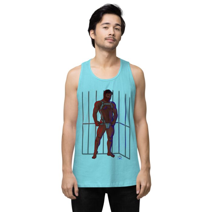 Men’s premium tank top - Busted - Image 21