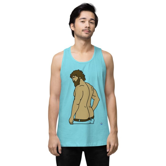 Men’s premium tank top - Curly Hair and All that Ass - Image 51