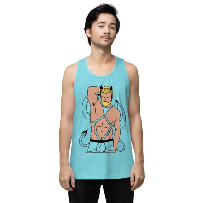 Men’s premium tank top - Devil - Image 51