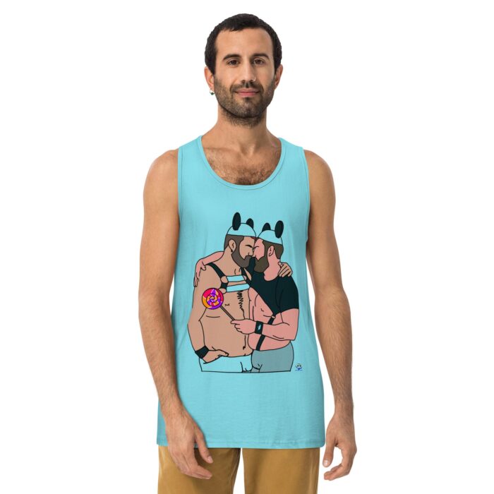 Men’s premium tank top - Disney Couple - Image 22
