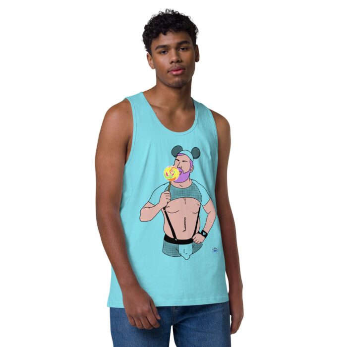 Men’s premium tank top - Disney Sucker - Image 21