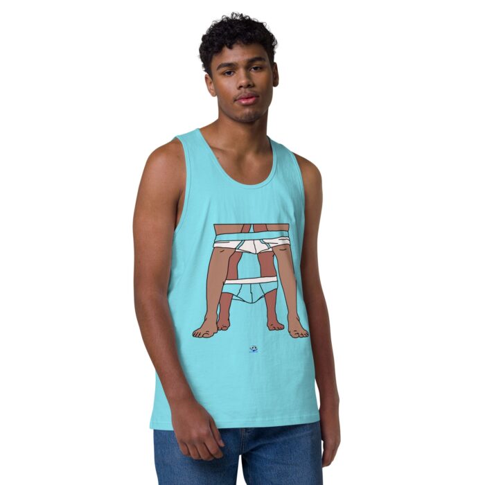 Men’s premium tank top - Dropped Drawers - Image 41