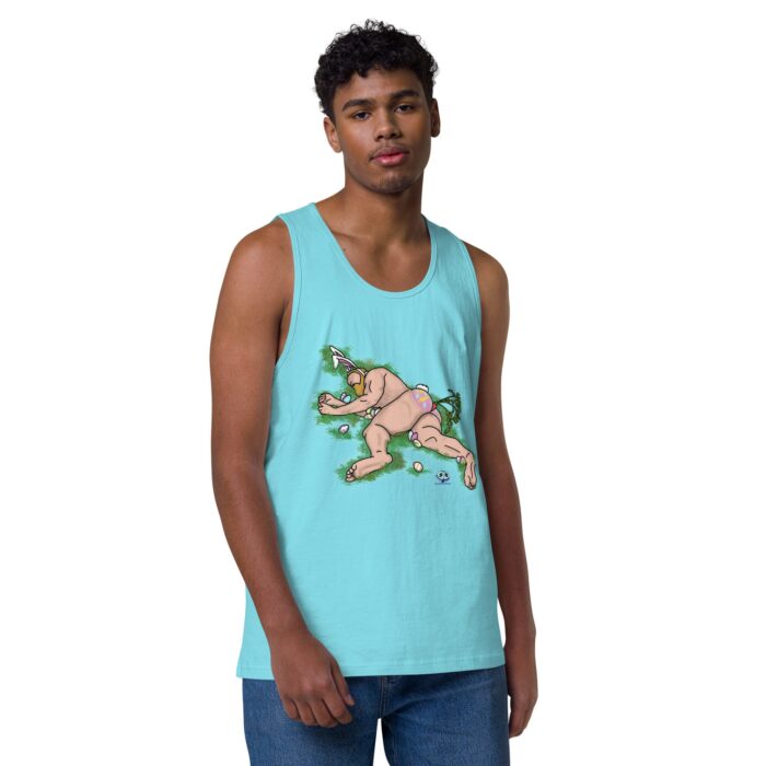 Men’s premium tank top - Egg Hunt - Image 33