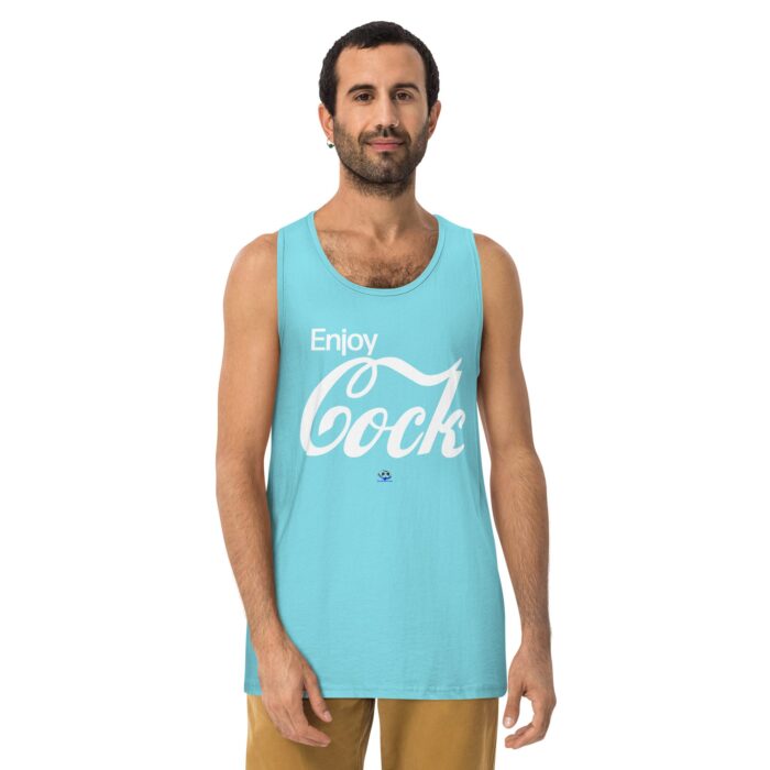 Men’s premium tank top - Enjoy Cock - Image 21