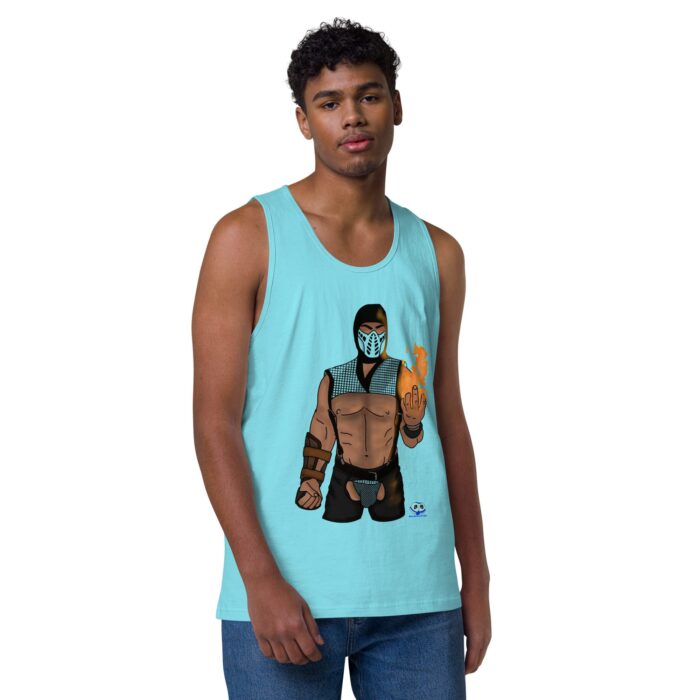 Men’s premium tank top - Finish Him - Image 41