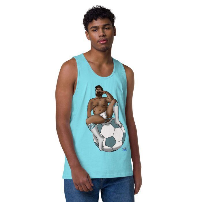 Men’s premium tank top - Futbal / Soccer - Image 41