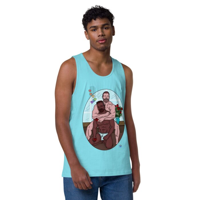 Men’s premium tank top - Guns & Roses - Image 33