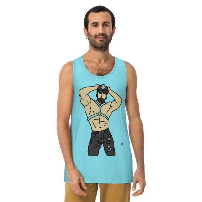 Men’s premium tank top - Handcuffs - Image 11