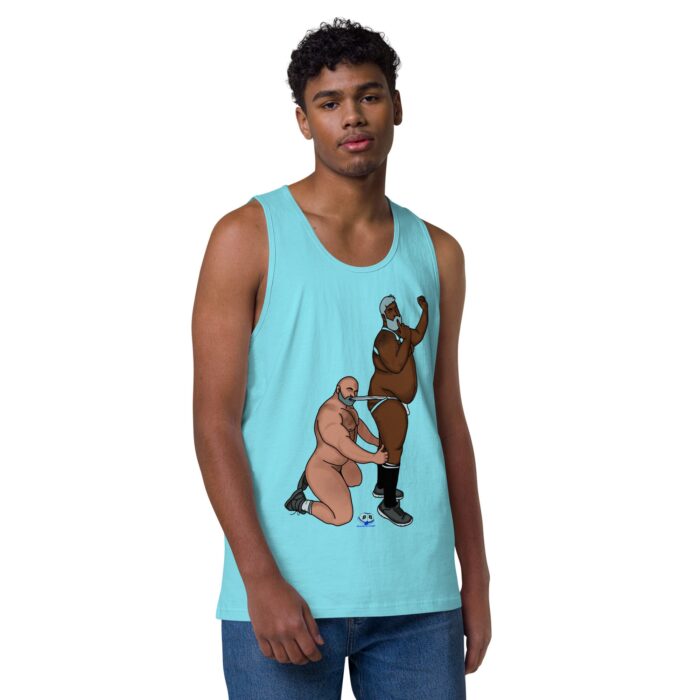 Men’s premium tank top  - Let's Get These Off - Image 41
