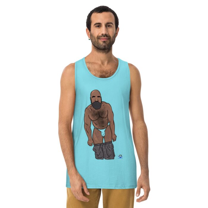 Men’s premium tank top - Lose the Shorts - Image 21