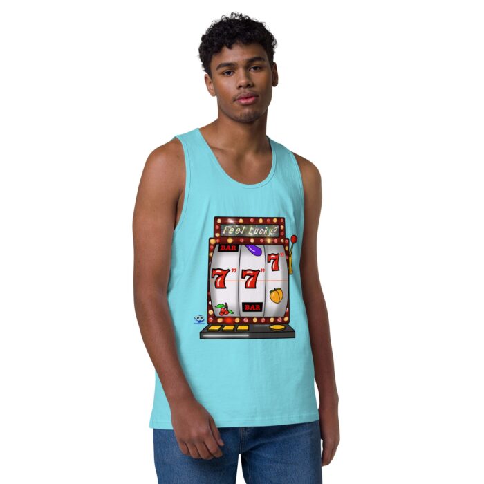Men’s premium tank top - Lucky Seven Inches