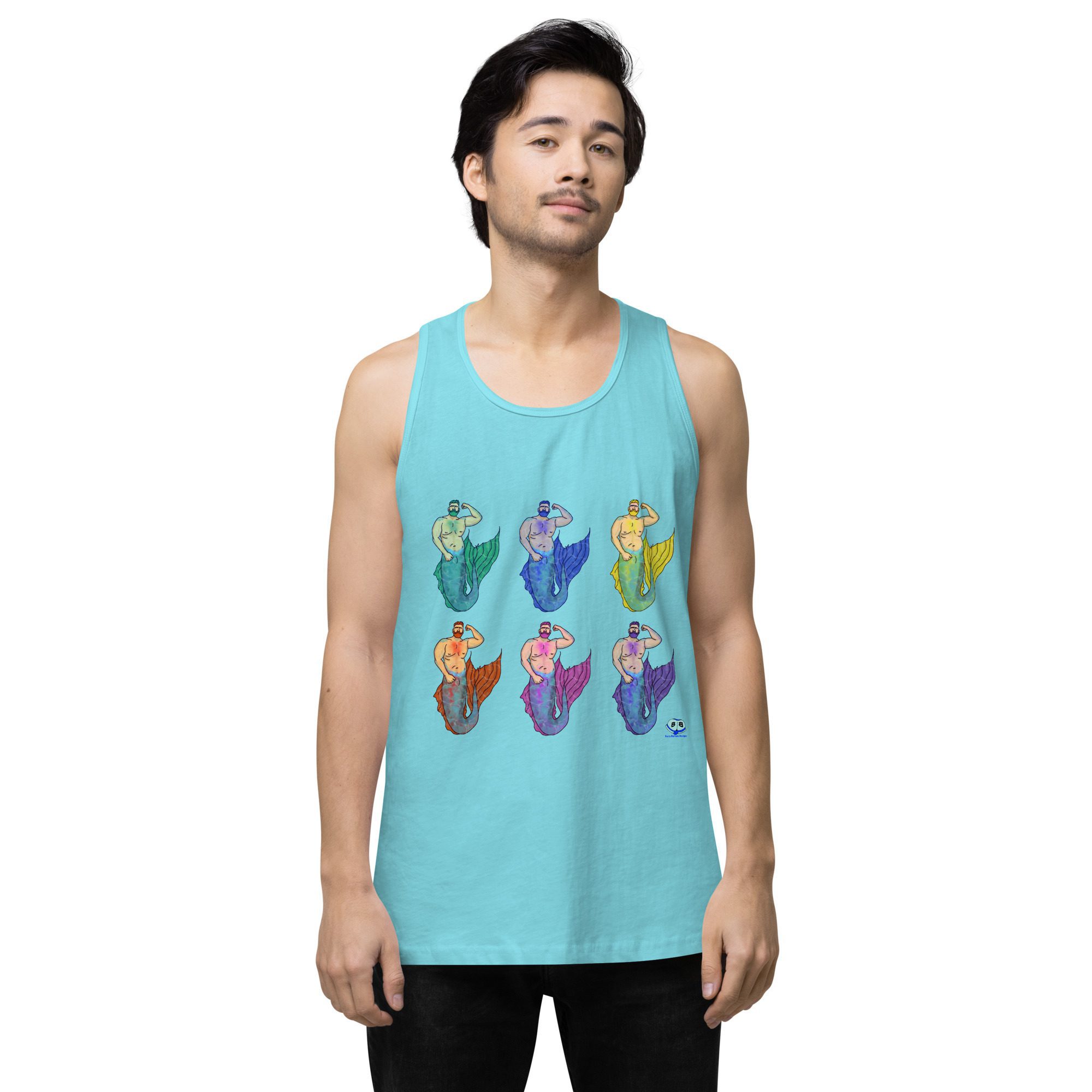 Men’s premium tank top - MerCub Multi - Image 21