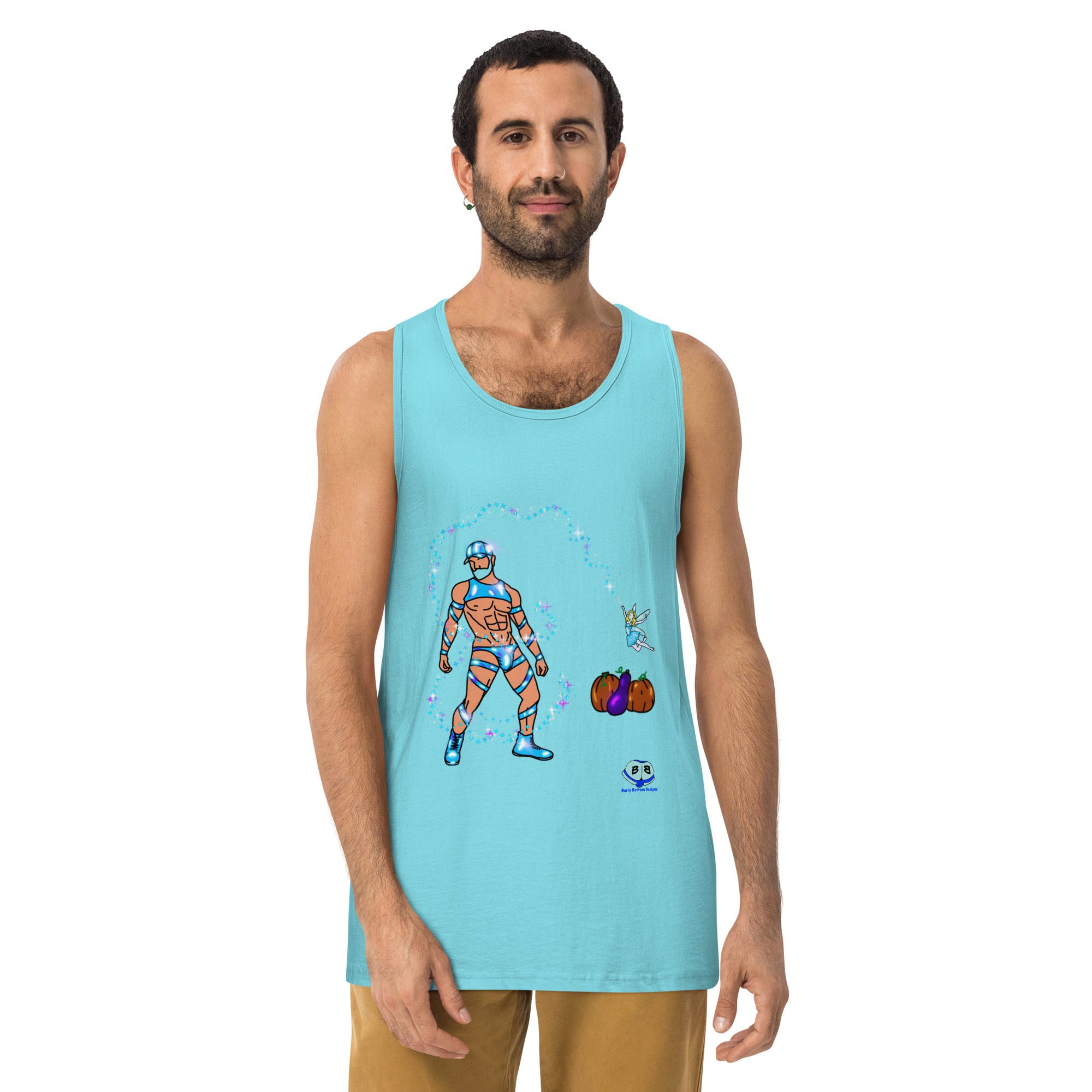 Men’s premium tank top - Midnight - Image 11
