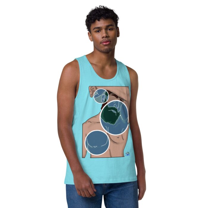 Men’s premium tank top - Negative Feelings - Image 33