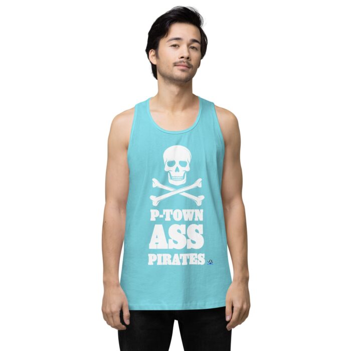 Men’s premium tank top - P-Town Ass Pirates - Image 51