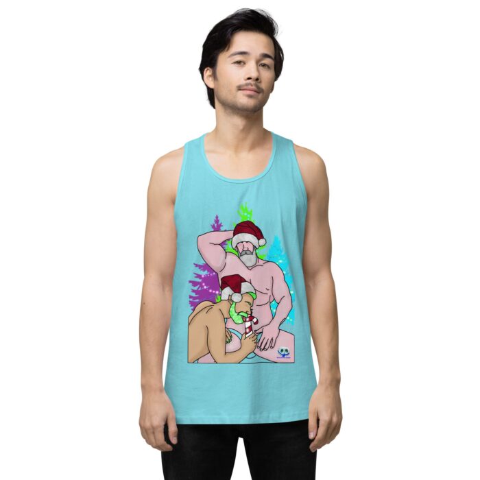 Men’s premium tank top - Peppermint Stick - Image 51