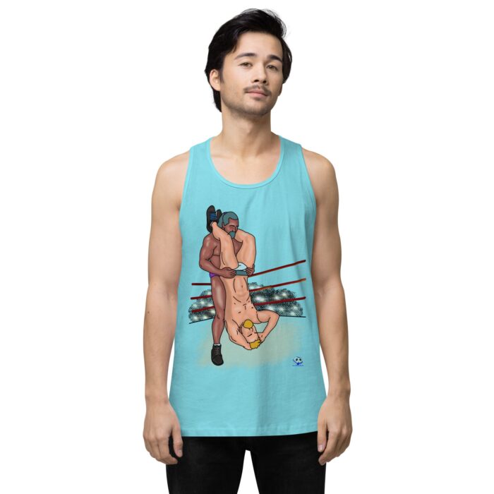 Men’s premium tank top - Pile Driver - Image 21