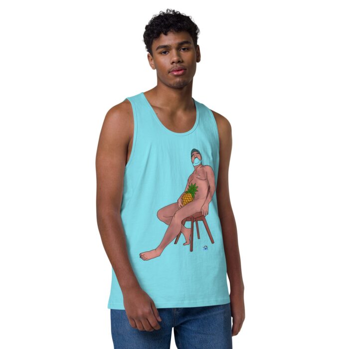 Men’s premium tank top - Pineapple Makes It Sweet - Image 41
