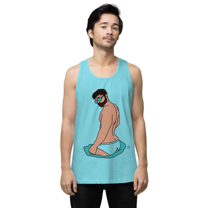 Men’s premium tank top - Pool Boy - Image 51