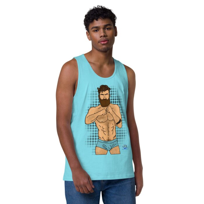 Men’s premium tank top - Put Up Your Dukes - Image 21