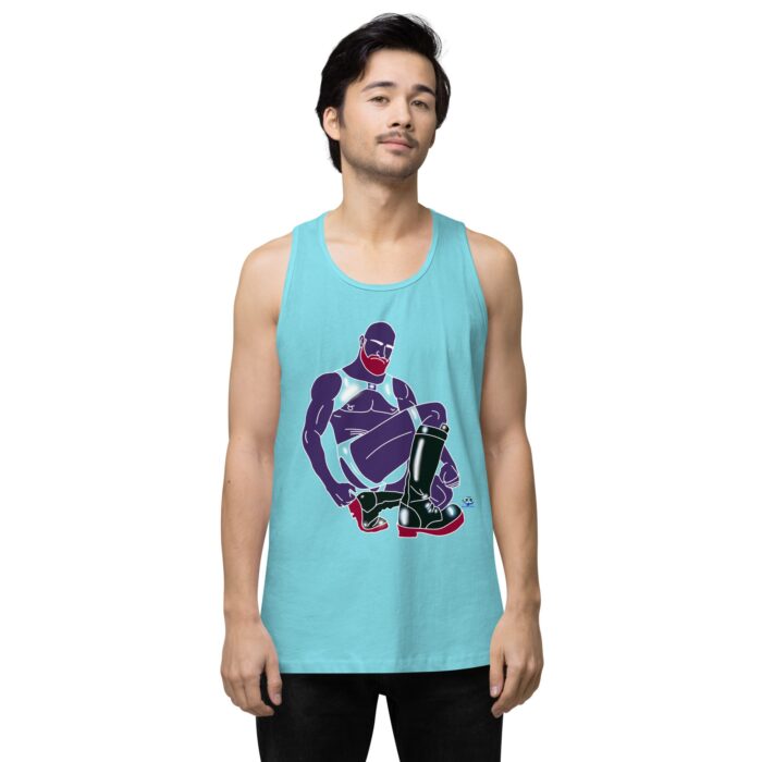 Men’s premium tank top - Rubber Daddy - Image 51