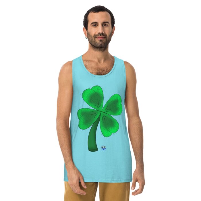 Men’s premium tank top - Shamrocky Mountain Oysters - Image 12