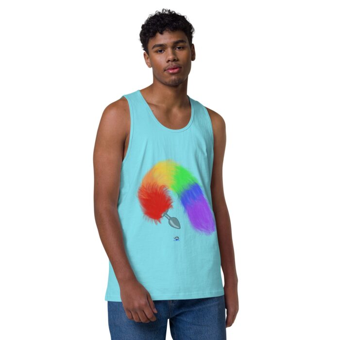 Men’s premium tank top - Tails - Image 41