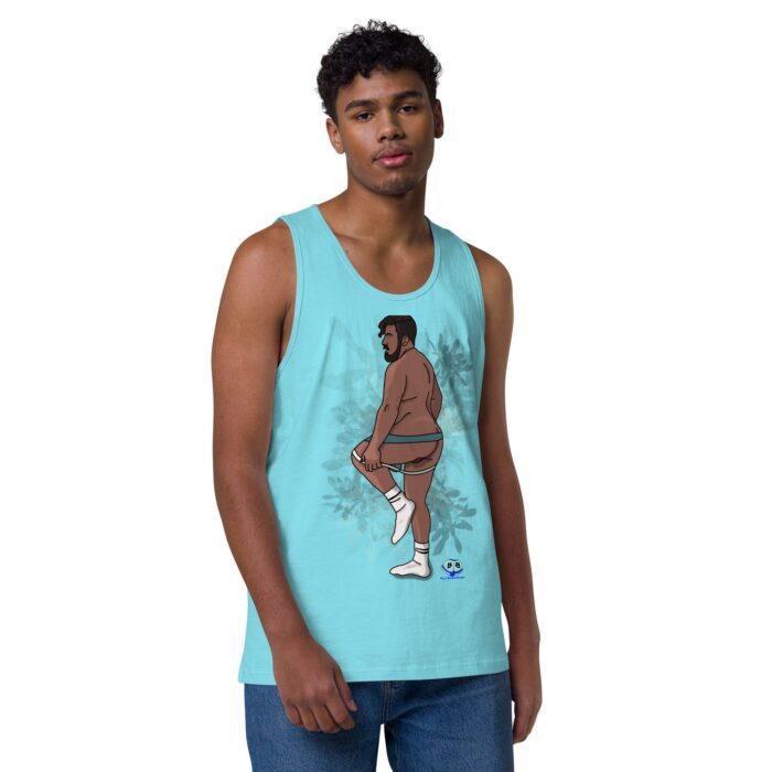 Men’s premium tank top - Undress - Image 41
