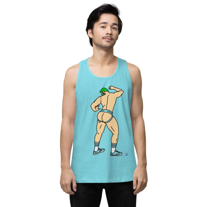 Men’s premium tank top - Up Against The Wall - Image 51
