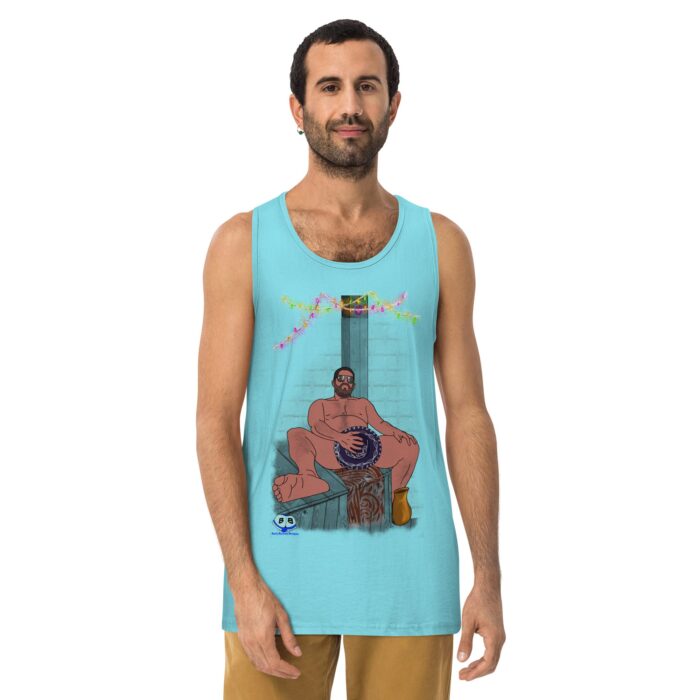 Men’s premium tank top - Vaquero - Image 11