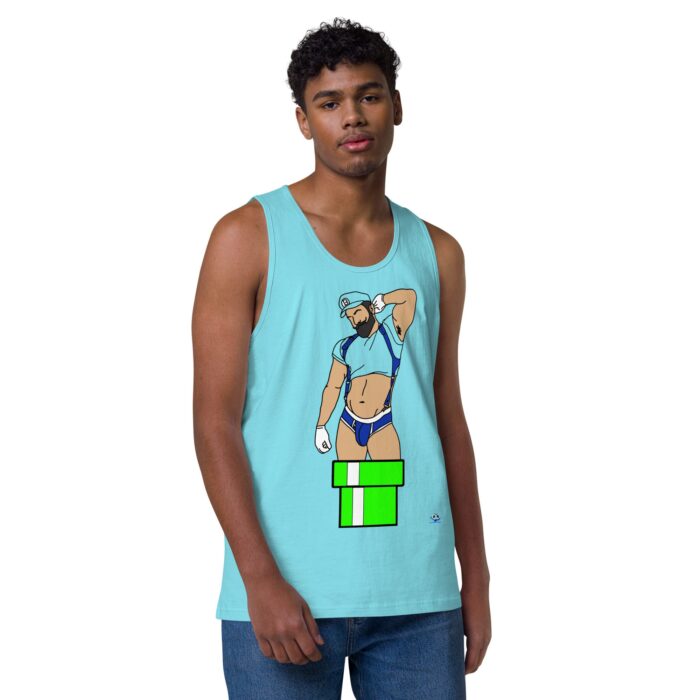 Men’s premium tank top - Warp Pipe Dreams - Image 41