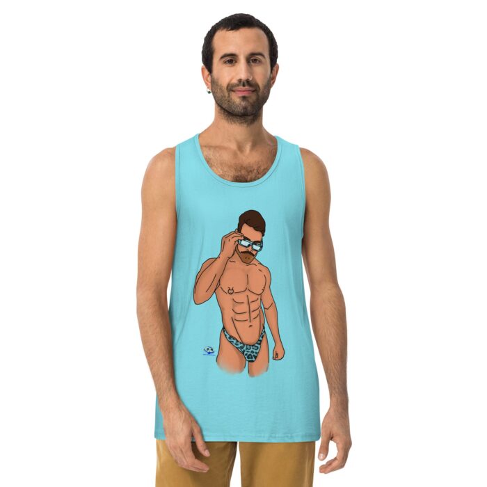 Men’s premium tank top - Wild - Image 21